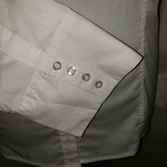Ashley Stewart 26 Signature button white shirt - Picture 4 of 8